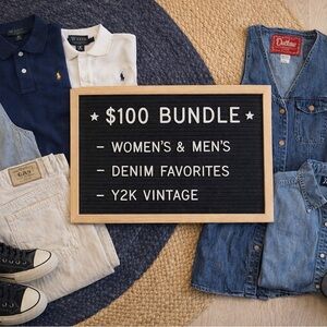 Bundle $100 for a discount and free shipping